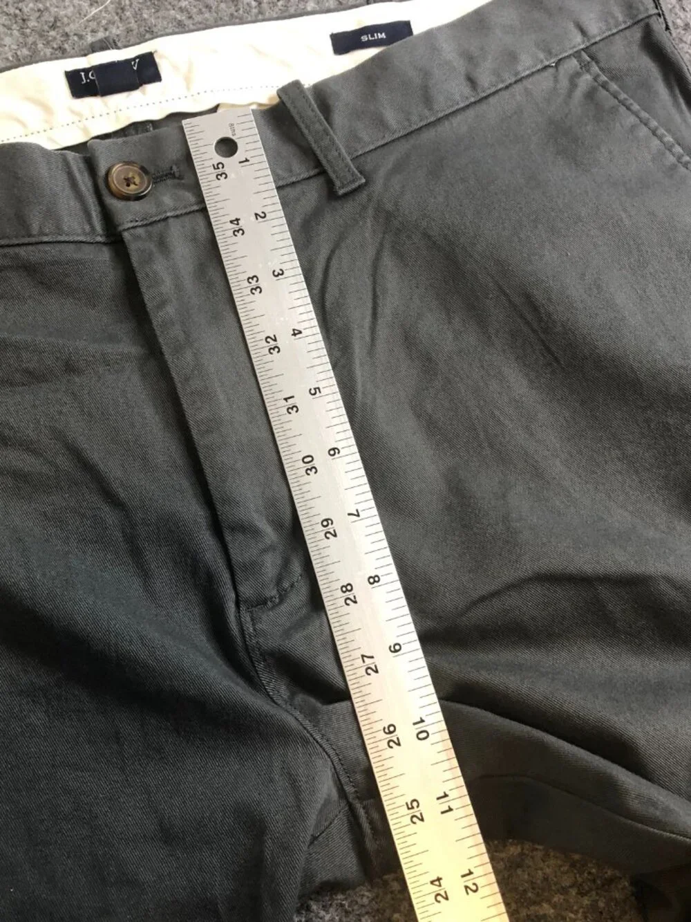 J. Crew Pants Mens 38x32 Straight Slim Comfort Stretch Casual Flex Cotton